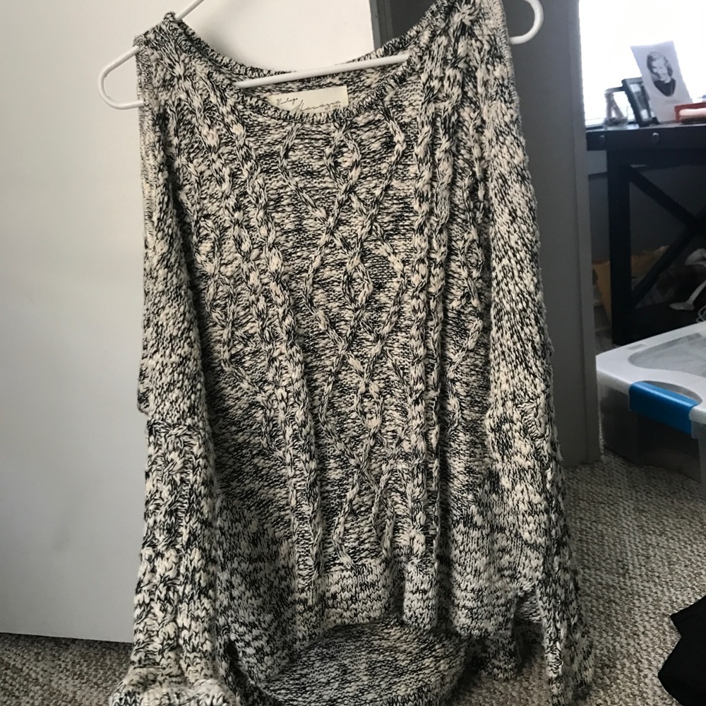 Off the shoulder sweater